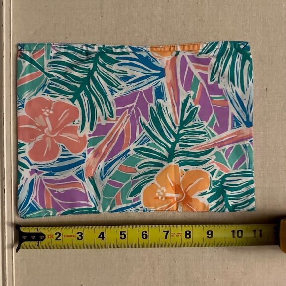 Vineyard Vines swimsuit material foldover pouches - set of 3 - Picture 6 of 10